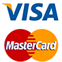 Visa and Mastercard accepted